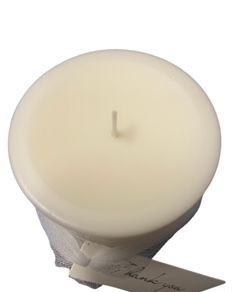 Coconut Soleil Scented Pillar Candle - White