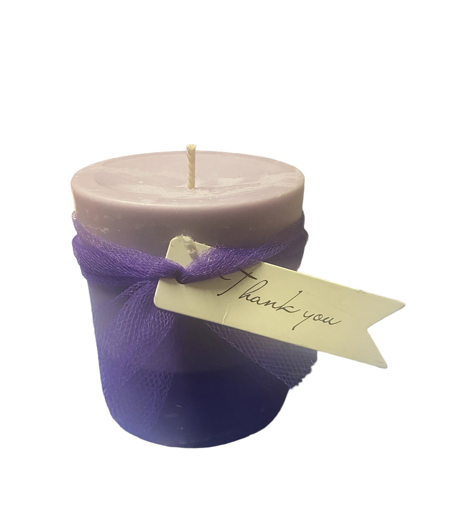 Lavender- Scented Pillar Mold - Purple