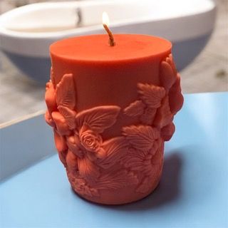 Blossom Band Pillar Candle