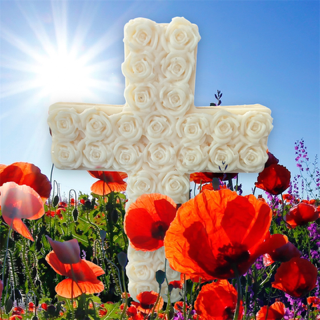 Cross Candle Wax Mold - Moments of Peace