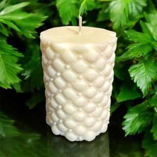 Diamond Facet Pillar Candle